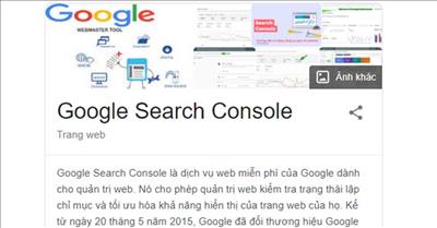 Giới thiệu về cơ bản về Search Console cho người mới học seo